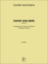 Danse macabre op. 40 pour quatuor de guitares partition