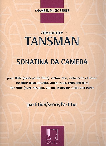 Sonatina da camera colo), fr Flte (auch Piccolo), Violine, Bratsche, Cello und Harfe Partitur