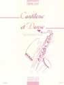 Cantilne et danse pour saxophone alto et piano