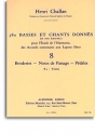 380 basses et chants donns vol.8a Broderies - Notes de passage - Pdales textes