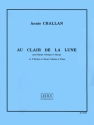 Au clair de la lune pour harpe celtique et harpe (2 harpes / harpe caltique et piano),  2 parties