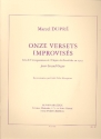 11 Versets improviss pour orgue