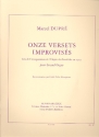 11 Versets improviss pour orgue