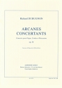 Arcanes concertantes op.38 pour orgue, cordes et percussion orgue