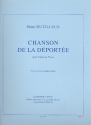 Chanson de la dporte pour chant et piano