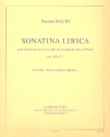 Sonatina lirica op.108 no.1 pour clarintette en la (alto/saxophone alto) et piano