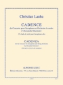 Cadence du concerto pour saxophone et orchestre  cordes d'A. Glasunow