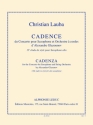 Cadence du concerto pour saxophone et orchestre  cordes d'A. Glasunow