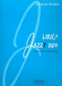 Lirico jazzy Duo pour flute et clarinette partition et parties