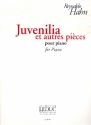 Juvenilia et autres pices pour piano