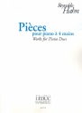 Pices pour piano  4 mains partition