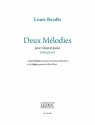 Louis Beydts, Deux Mlodies pour voix basse Low Voice and Piano Buch