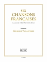6 chansons franaises pour chant et piano