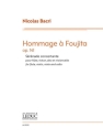 Nicolas Bacri, Hommage  Foujita Flute, Violin, Viola and Cello Set