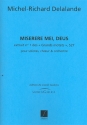 Miserere mei Deus S27 pour solistes, choeur mixte et orchestre partition