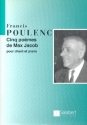 5 pomes de Max Jacob pour chant et piano