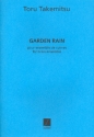 Garden Rain for brass ensemble score