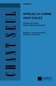 G. Van Parys Appelez Ca Comme Vous Voulez Varioustes Chant Seul  Vocal and Piano