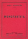 Monopartita for orchestra study score