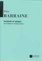 E. Barraine Andante Et Allegro, Pour Saxhorn En Si Bemol Et Piano Trombone (Tuba) and Piano