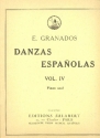 Danzas Espanolas vol.4 para piano Piano