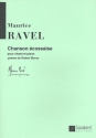 M. Ravel Chanson Ecossaise Chant-Piano  Vocal and Piano