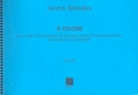  Colone pour choeur d'hommes (choeur de femmes) et instruments partition (grisch)