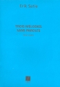 3 Mlodies sans paroles pour piano
