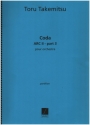 Coda (ARC II - Part 3) pour orchestre  cordes partition, grand format