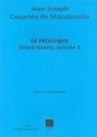 De Profundis pour choeur mixte, violons et basses partition