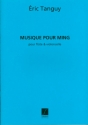 Musique pour Ming pour flute et violoncelle score
