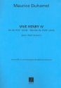 Vive Henri IV pour chant et piano
