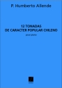 P.H. Allende 12 Tonadas De Caracter Popular Chileno Pour Piano Piano