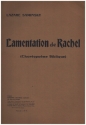 Lamentation de Rachel for violin and piano score