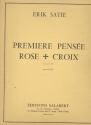 Premire pense - rose + croix pour piano