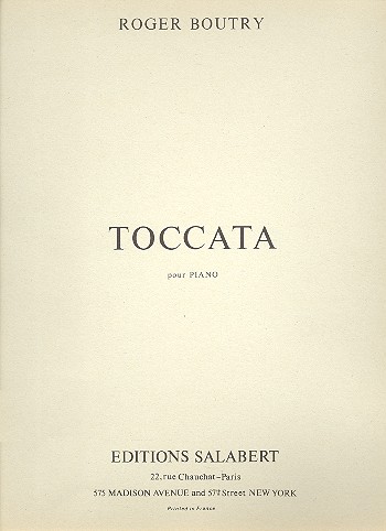 Toccata  pour piano