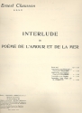 Interlude du pome de l'amour et de la mer pour violon (violoncelle) et piano