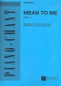 Mean to me pour chant et piano (en/frz)