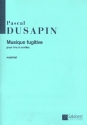 Musique fugitive pour violon, alto et violoncelle parties