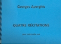 4 Rcitations pour violoncelle