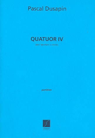 Quatuor 4 pour quatuor  cordes partition
