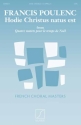 Francis Poulenc, Hodie Christus Natus Est SATB Partitur