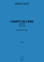 Olivier Greif, Chants de l'me, op 310 Soprano and Piano Buch