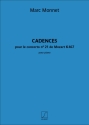 Marc Monnet, Cadences du concerto n 21 de Mozart K 467 Piano Solo Buch
