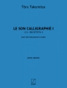 Toru Takemitsu, Le Son Calligraphi I 4-8 String Instruments Stimmen-Set