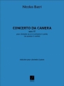 Concerto da ccamera pour clarinette et orchestre  cordes pour clarinette en la et piano