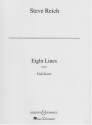 Eight Lines fr 2 Flten, 2 Klaviere, 2 Violinen, Viola und Violoncello Partitur