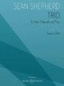 Trio for violin, violoncello and piano score and parts