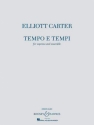 BHI10769 Tempo e tempi fr Sopran, Oboe (Englischhorn), Klarinette, Violine und Violoncello Partitur und Instrumentalstimmen