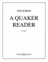 A Quaker Reader fr Orgel